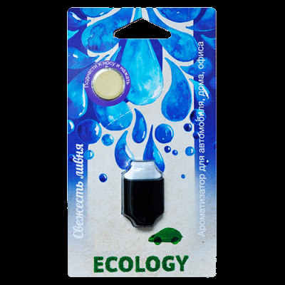 Ароматизатор FOUETTE мембранный E-03 "Свежесть ливня"6,5 мл серии "Ecology"