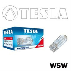 Лампа "TESLA" W5W 12V- (9.5d )