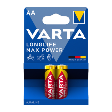 Элемент питания 1,5V AA VARTA LONGLIFE MAX POWER BL2