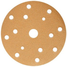 Шлиф. круг AURUM  150мм на липучке 15 отв. Р 800 золотистый (упак. 100шт)
