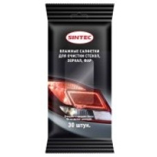 Салфетки влажные Sintec для стекол,зеркал (30шт.)