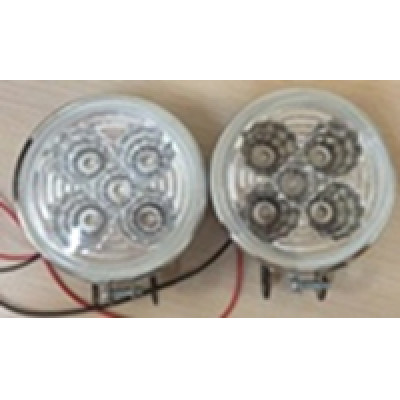 Дополнительные фары противотум. HY-009 LED (5-диодов) круглые