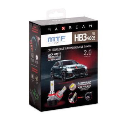 Светодиодные лампы "MTF" НB3 DIGITAL LIGHTING  (2шт. к-т) 3000-7000К 4500lm управление смартфоном