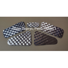 Шумоизоляция капота LADA LARGUS, Renault Logan I самокл. (термобарьер №34 15мм) штат.(улучш. аналог)