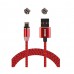 Кабель-переходник USB-Lightning (CBM980-U8-10PG) магнитный красный 1,0м