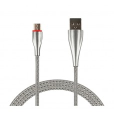 Кабель-переходник USB-micro (CB340-UMU-10GY) серый 1м.