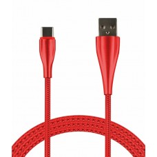 Кабель-переходник USB-Type C (CB340-UTC-10r) красный  1м.