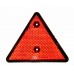 Катафот треугольный красный 2 отверстия под винты
