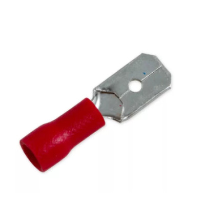 Клеммы (папы) 4,8 красная 100шт MDV1-187(8)