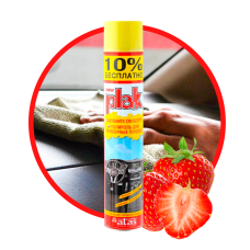 Полироль панели PLAK 750ml (Клубника)