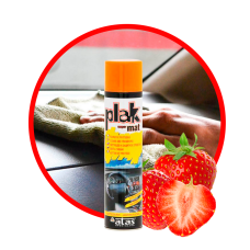 Полироль панели PLAK  MAT 600ml матовый (Клубника)