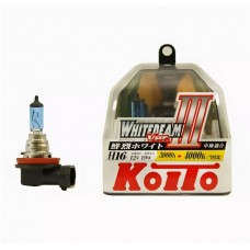 Лампа "Koito" Н16 19вт Whitebeam 4300K (2шт) BOX