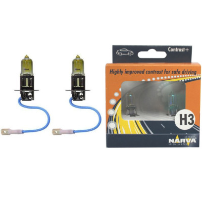 Лампа Narva H3 55вт CONTRAST+ (2шт)