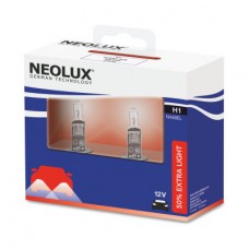 Лампа NEOLUX H1 12V- 55W (P14,5s) ( +50% света) Extra Light (2шт.) DuoBox