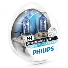 Лампа "Phillips"Н4 60/55вт Diamond Vision 5000K (2шт.)