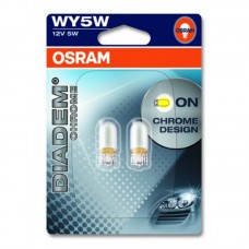 Лампа OSRAM WY5W 12V-5W (W2.1X9.5d) (серебристый дизайн) Diadem Chrome (блистер 2шт.)