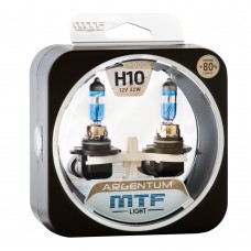 Лампа MTF H10 12v 42w Argentum +80% BOX (2шт) 4000K