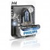 Лампа мото "Phillips"Н4 12v 60/55w Blue Vision MOTO 12342XVUBW