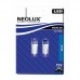 Светодиодная лампа "Neolux" W5 12V LED 0,5W Blue (блистер 2шт.)