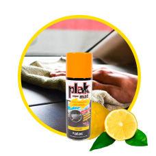 Полироль панели PLAK  MAT 200ml матовый (Лимон)