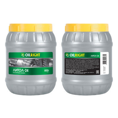 Смазка Литол-24 800г OILRIGHT (9 шт/упак)