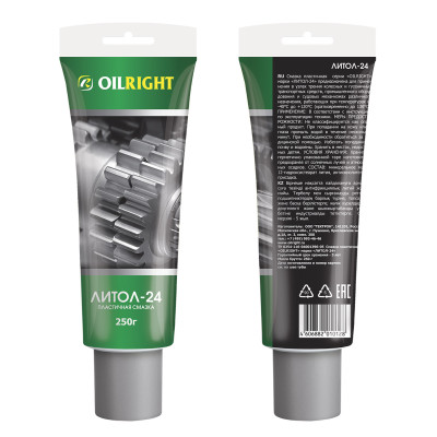 Смазка Литол-24 250г OIL RIGHT (15 шт/упак)