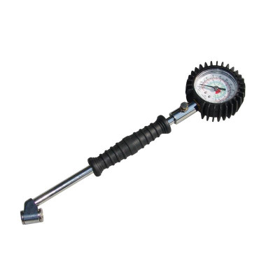 Манометр шинный (до 15 атм.) с пластиковой ручкой хром