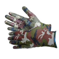 Перчатки GWARD FIESTA MILITARY  нейлон. с нитриловым покр. (уп.-12шт.) 8M