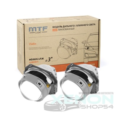 Светодиодный модуль "MTF" BI-LED  линзов. 12V 35W Absolute vision
