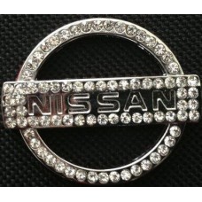 Наклейка металлическая 3D "Логотип Nissan"