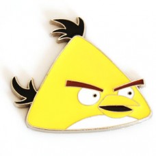 Наклейка металлическая 3D "Птица желтая" Angry Birds