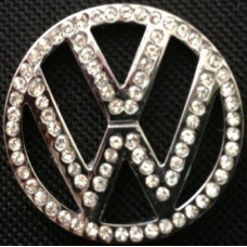 Наклейка металлическая 3D "Логотип Volkswagen"