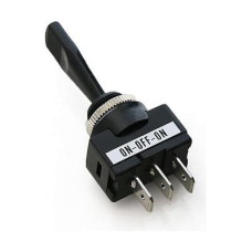 Переключатель-тумблер 3-полож. 3-конт. (12V 15A)