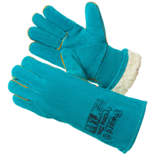 Перчатки GWARD OPTIMA ZIMA сварочные краги из спилка зеленого цвета с утеплением 11XXL (12 пар/упак)