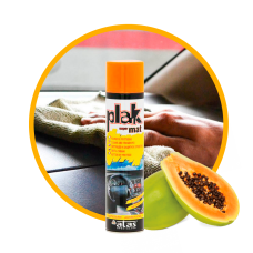 Полироль панели PLAK  MAT 600ml матовый (Папайя)