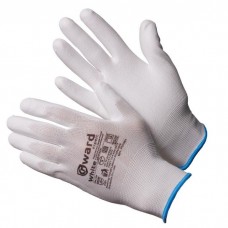 Перчатки GWARD Expert WHITE нейлоновые  с белым полиуретановым покр. 9 L (уп.-12шт.)