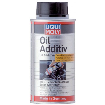 Присадка Oil Additive с дисульфидом молибдена в моторное масло 125мл