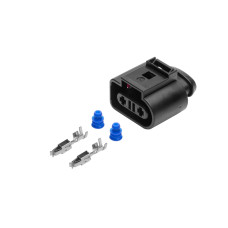 Разъем AX-654-2 (1K0973202) 2-х контактный расширительного бачка с датчиком уровня VAG