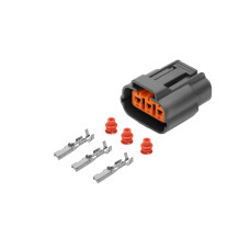 Разъем AX-669-3 (61950009) 3-х контактный катушки зажигания Hyundai/Kia/MAZDA