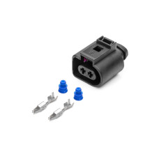 Разъем AX-672-2 (1J0973722) 2-х контактный на систему освещения дверей, омывателя VAG