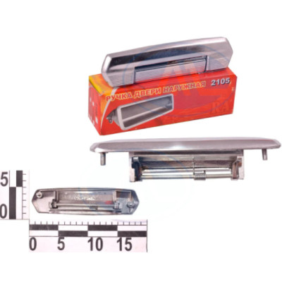 Ручка двери 2106 наружняя передняя левая (хром) ГРАНД РИ АЛ