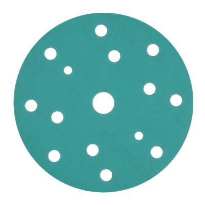 Шлиф. круг L312TV 150мм на липучке 15 отв. Р 500 зеленый (упак. 100шт)