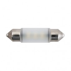 Светодиодная лампа "MTF" 12 V  10.5х36/36mm софит 0.5W, 5000К,40 люмен 2шт