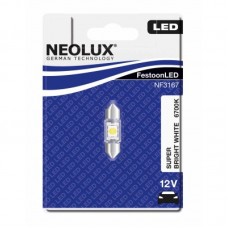 Светодиодная лампа "Neolux" C5W салон 10,5вт Fest 12V LED 0.5W 6700К (блистер 1шт.)