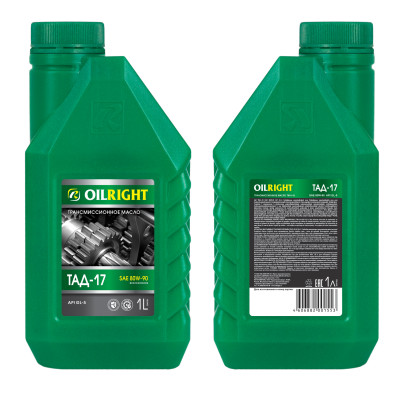 Масло трансмиссионное ТАД-17 1л OIL RIGHT ТМ-5-18 (8 шт/упак)
