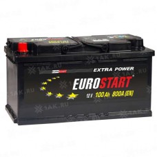 АКБ EUROSTART Extra Power 100 Ah L+ (353x175x190) 800А