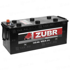АКБ ZUBR Professional 145 Ah R+ (513х189х218) 950A 