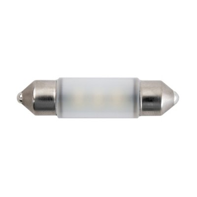 Светодиодная лампа "MTF" 12 V  10.5х38/38mm софит 0.5W, 5000К, 2шт