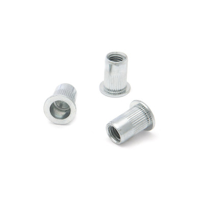 Заклепки резьбовые стальные с насечкой М  8х17  (50 шт в пакете) ДЕЛО ТЕХНИКИ