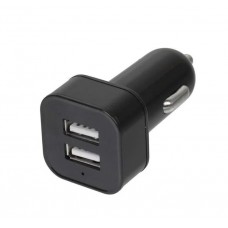 Зарядное устройство для моб. устройств в прикур. c 2 USB черн. UCC-2-15